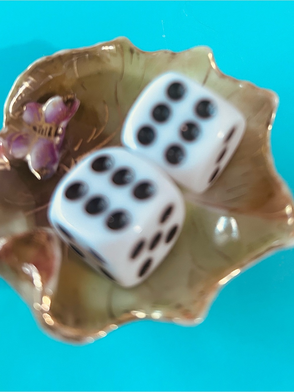 Classic White Dice Set for Board Games
